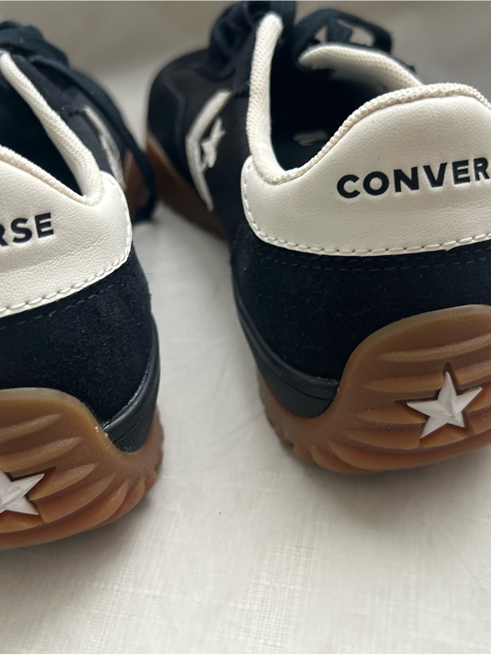 Converse Black and White Low-Top Sneakers Size 7